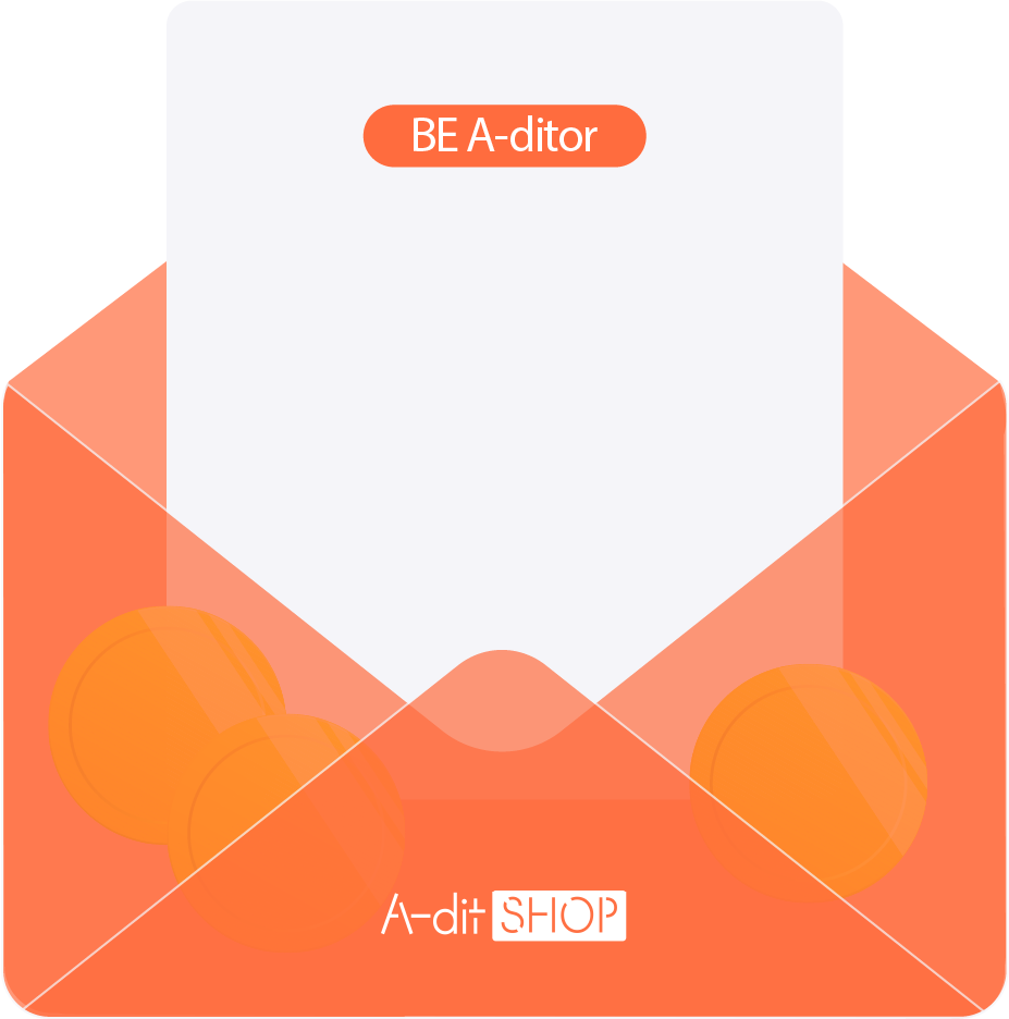 BE A-ditor 초대장 이미지